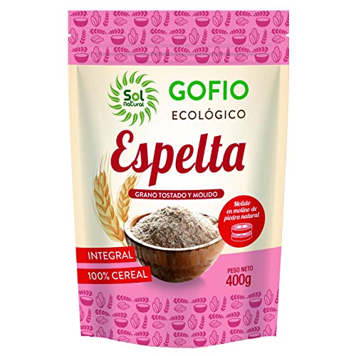 Solnatural Gofio De Espelta Integral Bio 400 G, Estándar, Único