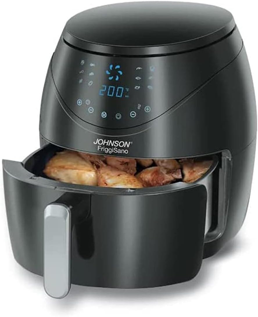 Friggitrice Ad Aria 5 Litri 1450W Forno, Tempo Temperatura Regolabili