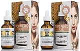 Advanced Clinicals Turmeric Oil Facial Skin Care Serum For Face. Moisturizer Skincare Formula W/Rose