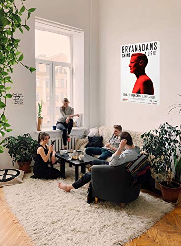 Bryan Adams - Shine A Light, München 2019 » Konzertplakat/Premium Poster | Live Konzert Veranstaltung | DIN A1 «