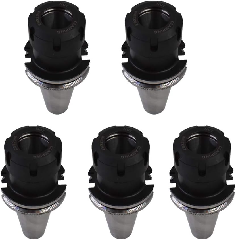 🛒 Crаzу Dеаlѕ 5Pcs Collet Set CAT40 ER32 Collet Chuck Tooling Package For Milling Machine Uр Tо 50% оƒƒ 5Pcs Collet Set CAT40 ER32 Collet Chuck Tooling Package For Milling Machine