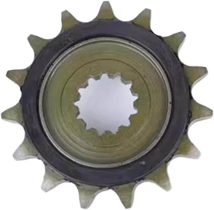 15T 450MT 450MT 450 MTスモールサイレントオートバイフロントスプロケットチェーンホイールフロントフライホイールピ