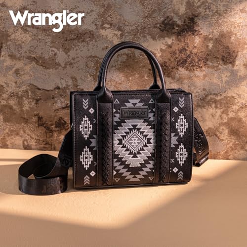 Image of Wrangler Tote Bag for Women Western Purse and Aztec Satchel Handbag