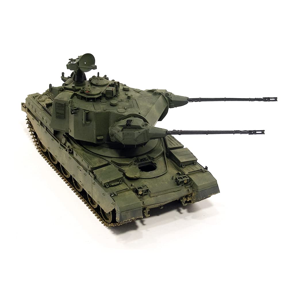 Military Vehicle 3D Puzzles Plastic Model Kits, 1/35 Scale Finnish Itpsv 90 Marksman SPAAG Building Model, Adult Toys And Gift