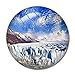 "N/A" Argentina Magnet Argentina El Calafate Imán de Nevera 3D Artesanía Recuerdo Cristal Refrigerador Imanes Colección Regalo de Viaje