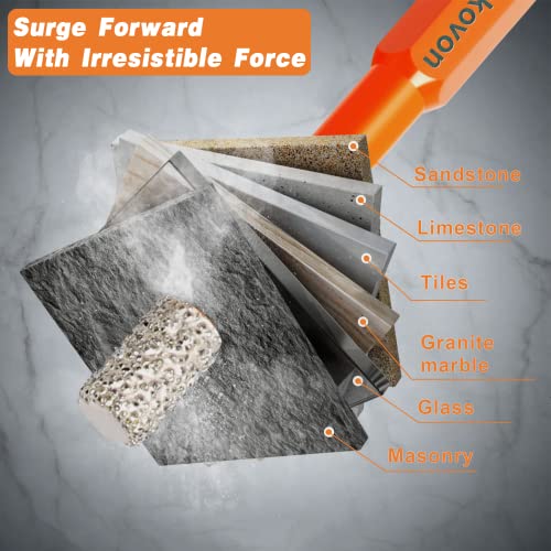 5 Pcs 6mm Diamond Drill Bits, Porcelain Tile Drill Bit, Hex Shank Diamond Dry Drill Bits Sets for Granite, Ceramic, Marble, Tile Stone, Glass, Hard Materials 4 5 Pcs 6mm Diamond Drill Bits, Porcelain Tile Drill Bit, Hex Shank Diamond Dry Drill Bits Sets for Granite, Ceramic, Marble, Tile Stone, Glass, Hard Materials - Image 4