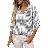 Camisas para mujer, estilo del Reino Unido, estilo 09, camisa de manga larga para mujer, blusa elegante con botones, con cuello, oficina, trabajo, casual, uso diario, blanco, XL