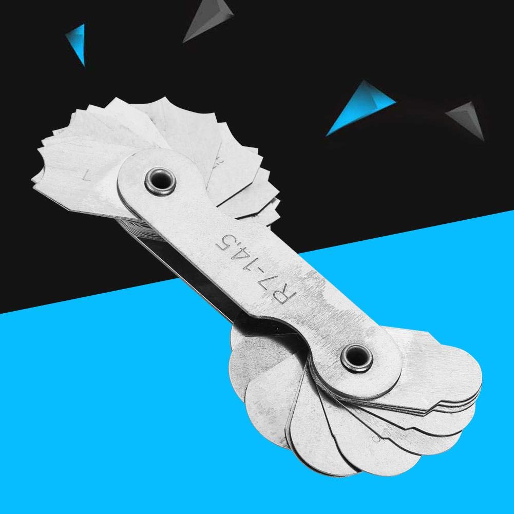 Stainless Steel R7-14.5mm Radius Fillet Gauge Gage External Internal Concave Con