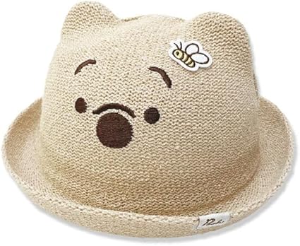 Amazon.co.jp: [こどもじかん] 帽子 キッズ プーさん 麦わら帽子
