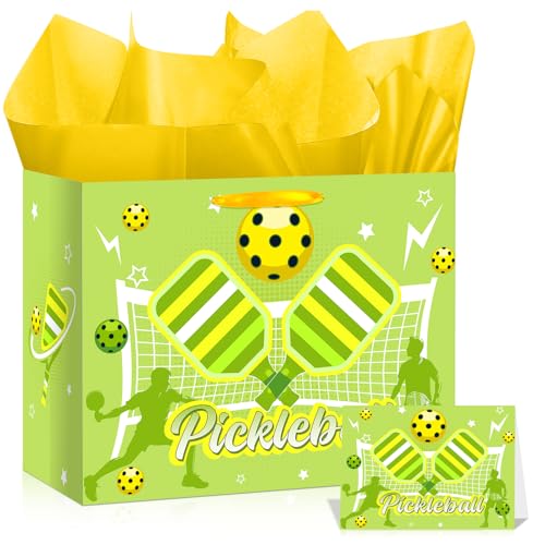 LUUFILx Wizard Birthday Gift Bag Wizard Hat Birthday Party Favors with Wrapping Paper Card Wizard School Gift Wrap Bag for Girls Boys Halloween Wizard Party Decorations Party Supplies (Yellow)