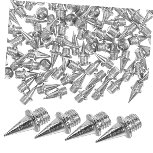 BESPORTBLE Spikes Track Shoes 110pcs Short Spikes for Running Shoes for Track Golf and Baseball