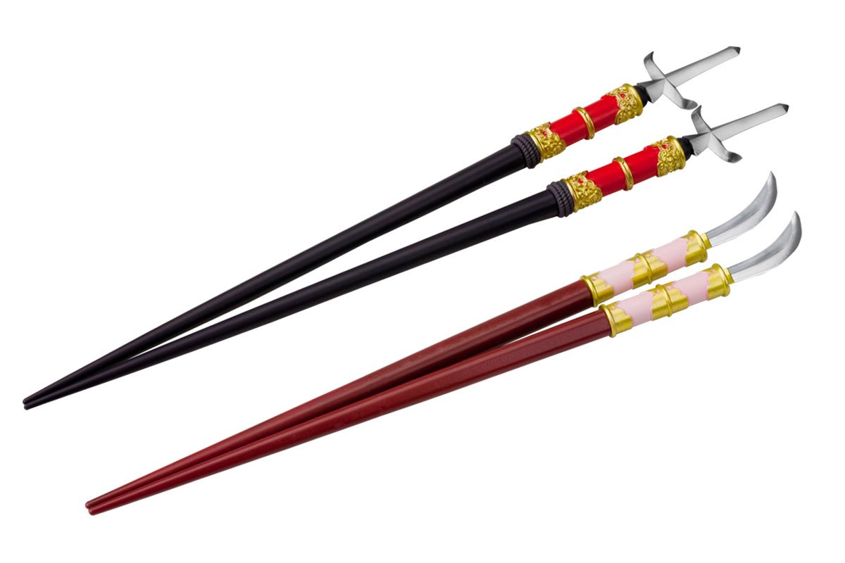 Kotobukiya Samurai Sword Chopstick Sengoku Couple Chopsticks Maeda Toshiie & Matsu