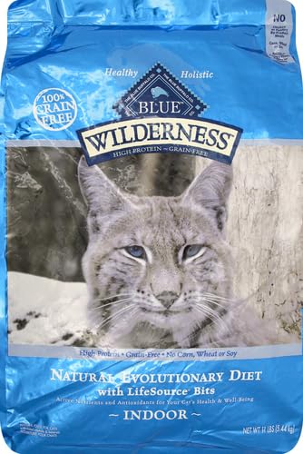Blue-Buffalo-Wilderness-High-Protein-Natural-Adult-Indoor-Dry-Cat-Food-Chicken-11-lb Blue Buffalo Wilderness Nature's Evolutionary Diet High-Protein, Grain-Free Natural Dry Food for Adult Cats, Chicken, 11-lb. Bag - Image 3