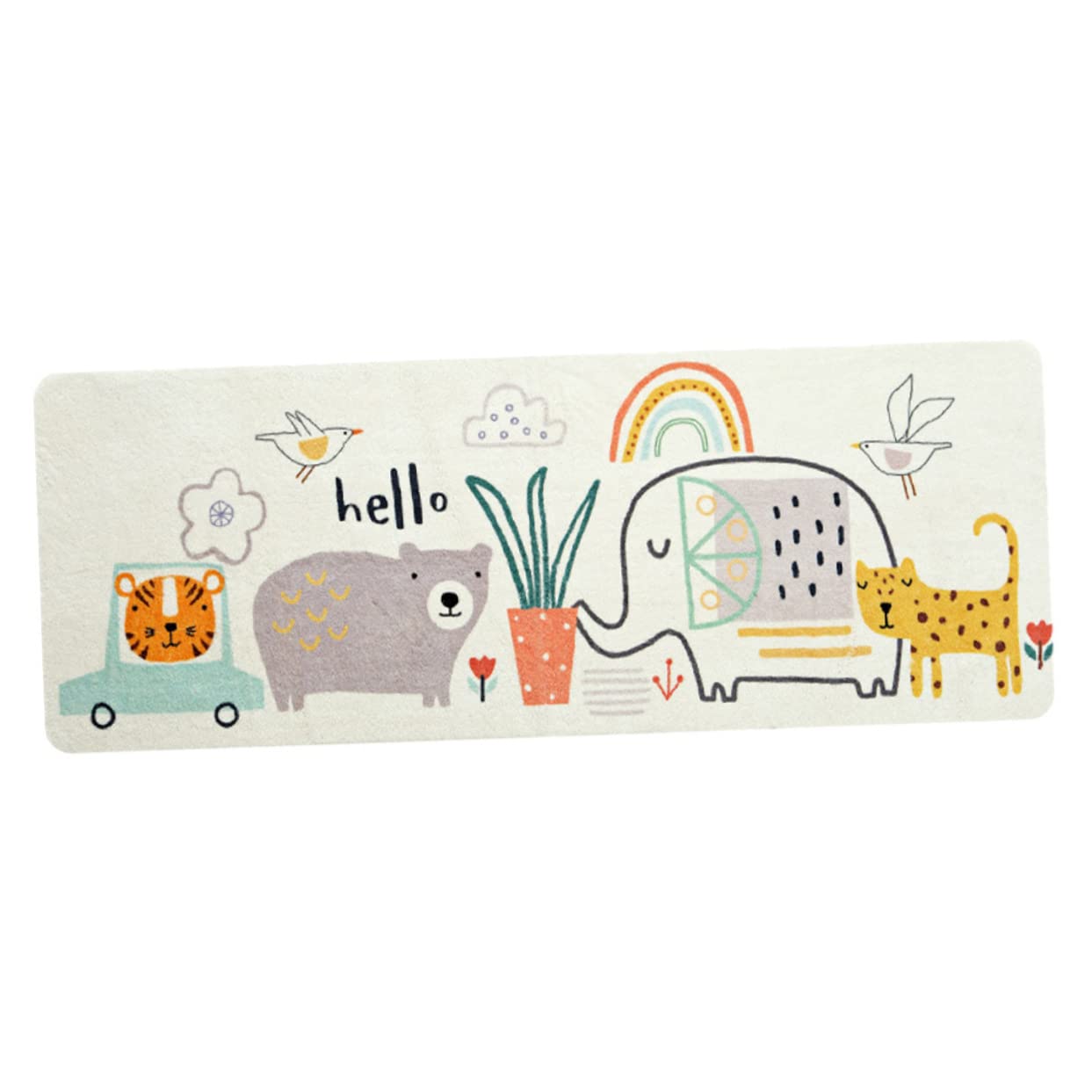 Tapis de sol adorable pour chambre d'enfant : douceur et sécurité antidérapante au quotidien