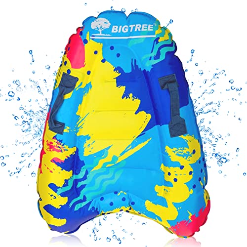 Funmo Aufblasbares Bodyboard für Kinder Schwimmendes Surfbrett...