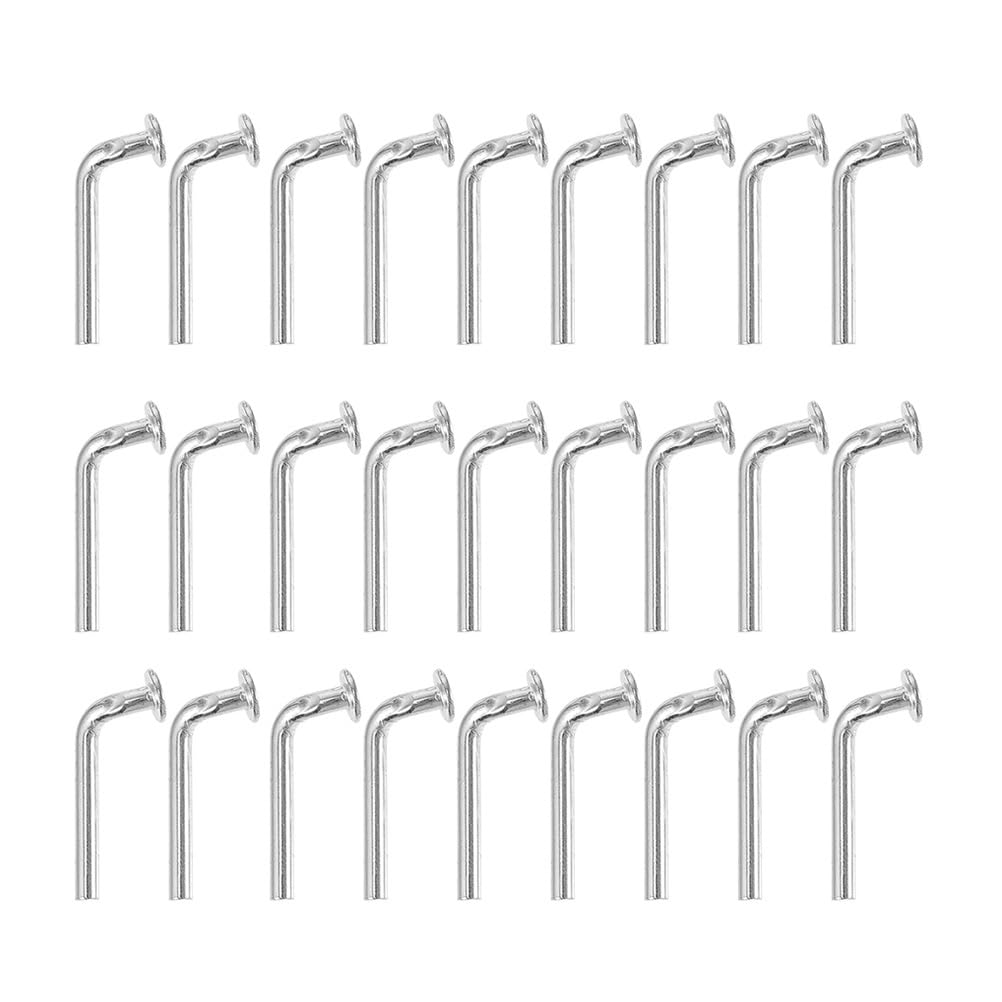 Amosfun 50pcs Pallet Rack Drop Pins Heavy Duty Bolts Safety Fasteners for Secure Shelving Units Bolt Clips Design for Pallet Racking Accessories