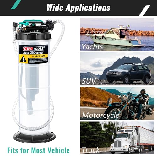 Image of Estune 7.5L /2 Gallon Fluid Extractor Pump with 5 Pcs Brake Bleeding Hose