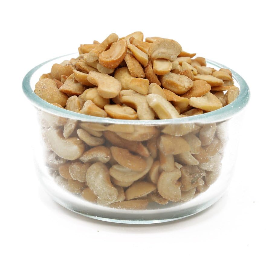 C.J. Dannemiller Cashew Pieces, Bulk 10 LB Box, Roasted & Salted, Perfect for Snacking, Cooking, Trail Mixes