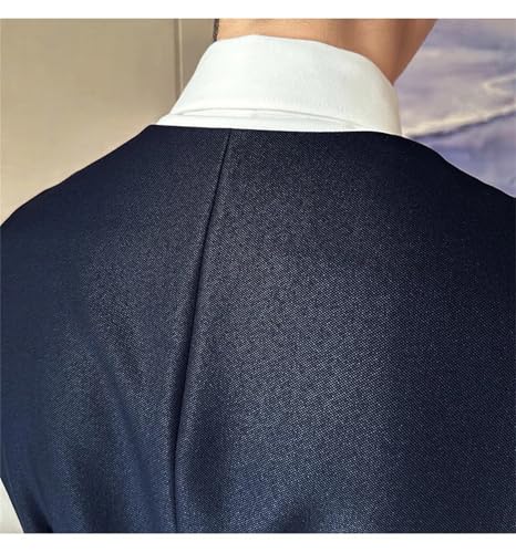 Mnjyihy Men Dress Suit Vests Casual V Neck Slim Fit Double Breasted Formal Business Tuxedo Wedding Waistcoat2