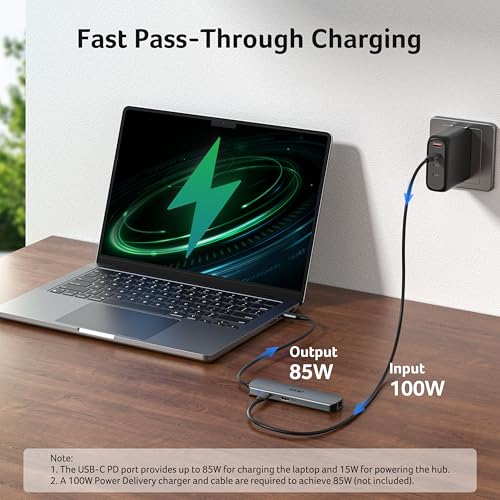 acer 6 in 1 USBC Hub with Ethernet, 4K@60Hz USBC to HDMI Multiport Adapter - image 6