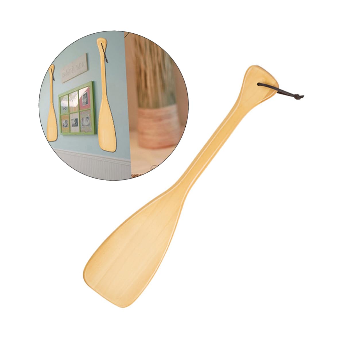 Anneome Rustic Paddle Decor Wooden Paddle Craft for Home Wall Art for Boys and Girls