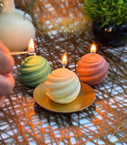 Goyoham | Pack of 3, Premium Spiral Scented Candles | Fragrances ...