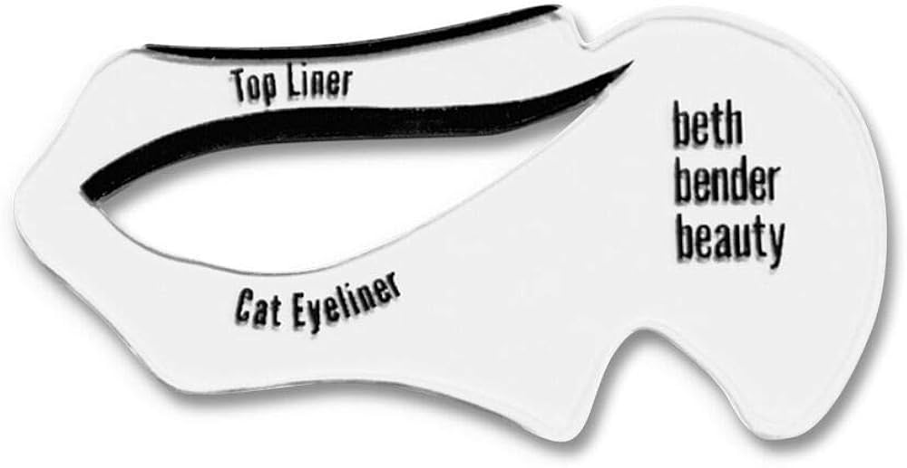 Amazon.com : Beth Bender Beauty Eyeliner Tool | Cat Eyeliner Stencil | Perfect Winged Eyeliner Tool | Made in USA | Reusable, Easy to Clean & Flexible | Cat Eye Stencil |