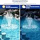 Biling 25W 1200L/H Solar Springbrunnen für außen, Teichpumpe Solar mit 2M Wasserleitung DIY Wasserspiel 5M Leitungslänge 2,3m Förderhöhe Solarbrunnen Solarpumpe für Teich Garten Wasserfall Pool