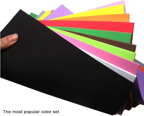 Miniatura 3 de Juego de 10 mejores colores de 0.039 in, 0.079 in, 0.118 in, hoja de espuma para atado de moscas, verde chartreuse, naranja, flotante, mosca, tolva,