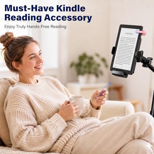 Image of Case-Friendly Page Turner for Kindle Paperwhite Oasis Kobo eReaders | Camera Camcorder Remote Controls, Page Turner Clicker for ipad Tablets Reading Novels with Wrist Strap Storage Bag