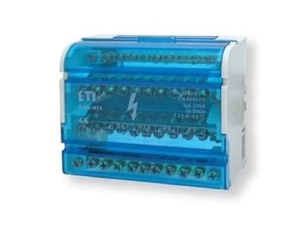 Distributor Block 125A 4P 11-Terminal EDB-411 001102304 eti-polam 3889563389