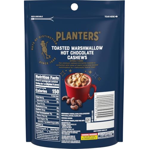 Image of PLANTERS Toasted Marshmallow Hot Chocolate Cashews, 5.5 Oz (1 Ct)