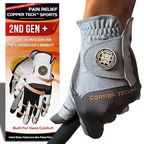 Copper Tech Plus Golf Gloves Men
