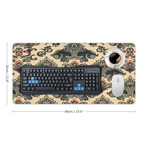 Asian Elephants Desk Mat Non-Slip Large Mouse Pad miniatura 2