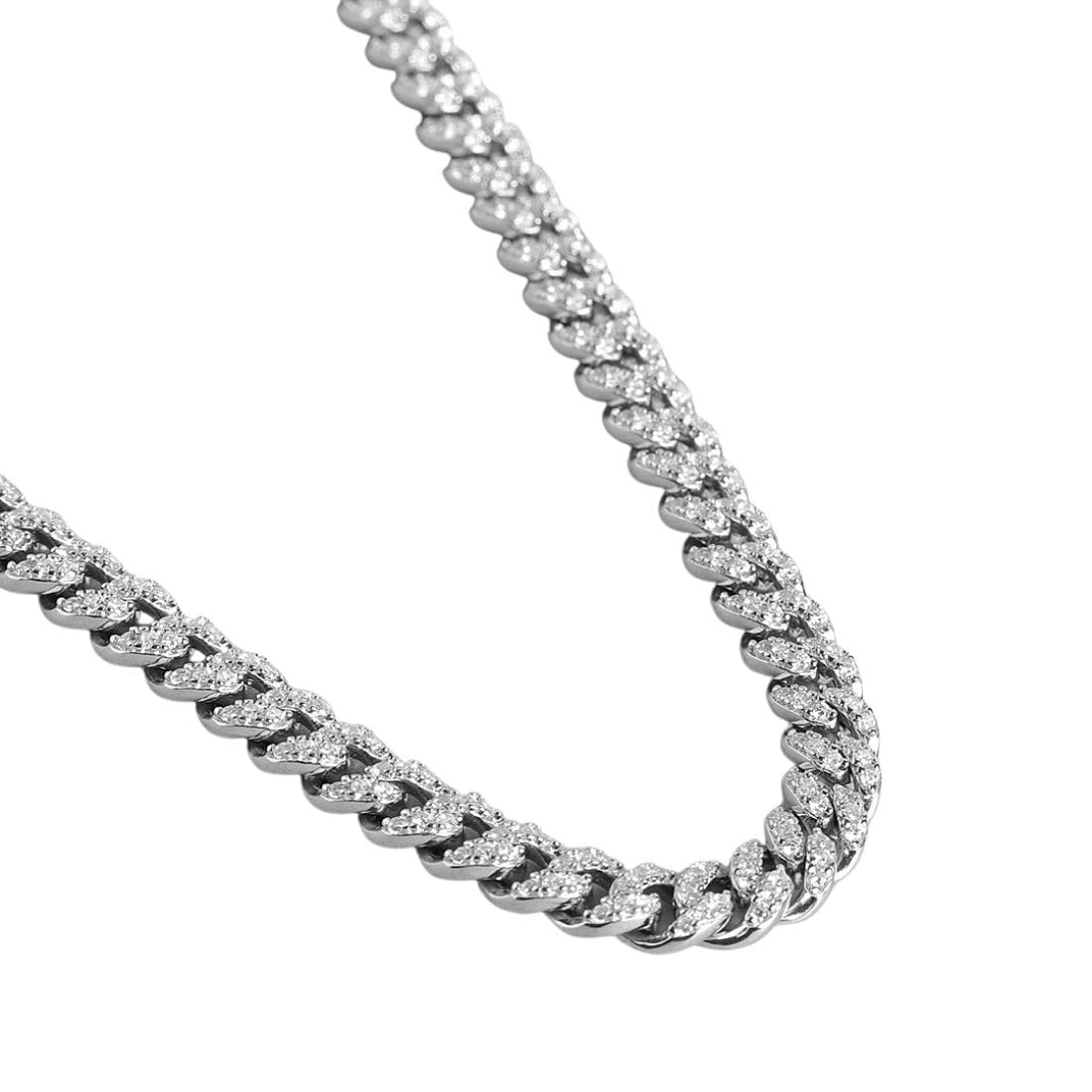 ZAVYA 925 Sterling Silver Majestic CZ Rhodium Plated Chain for Men | Gift for Men & Boys | With Certificate of Authenticity & 925 Hallmark (B0C7KVX9ZZ) Amazon Price History, Amazon Price Tracker