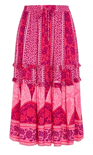 City Chic Women's Plus Size Skirt-Samara Print4
