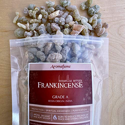 Frankincense Resin 1lb (453 g) | Natural Premium Resin Incense | Church Incense | Gum Olibanum | Boswellia Serrata | Frankincense Tears | Pure Frankincense Granules | AA Grade