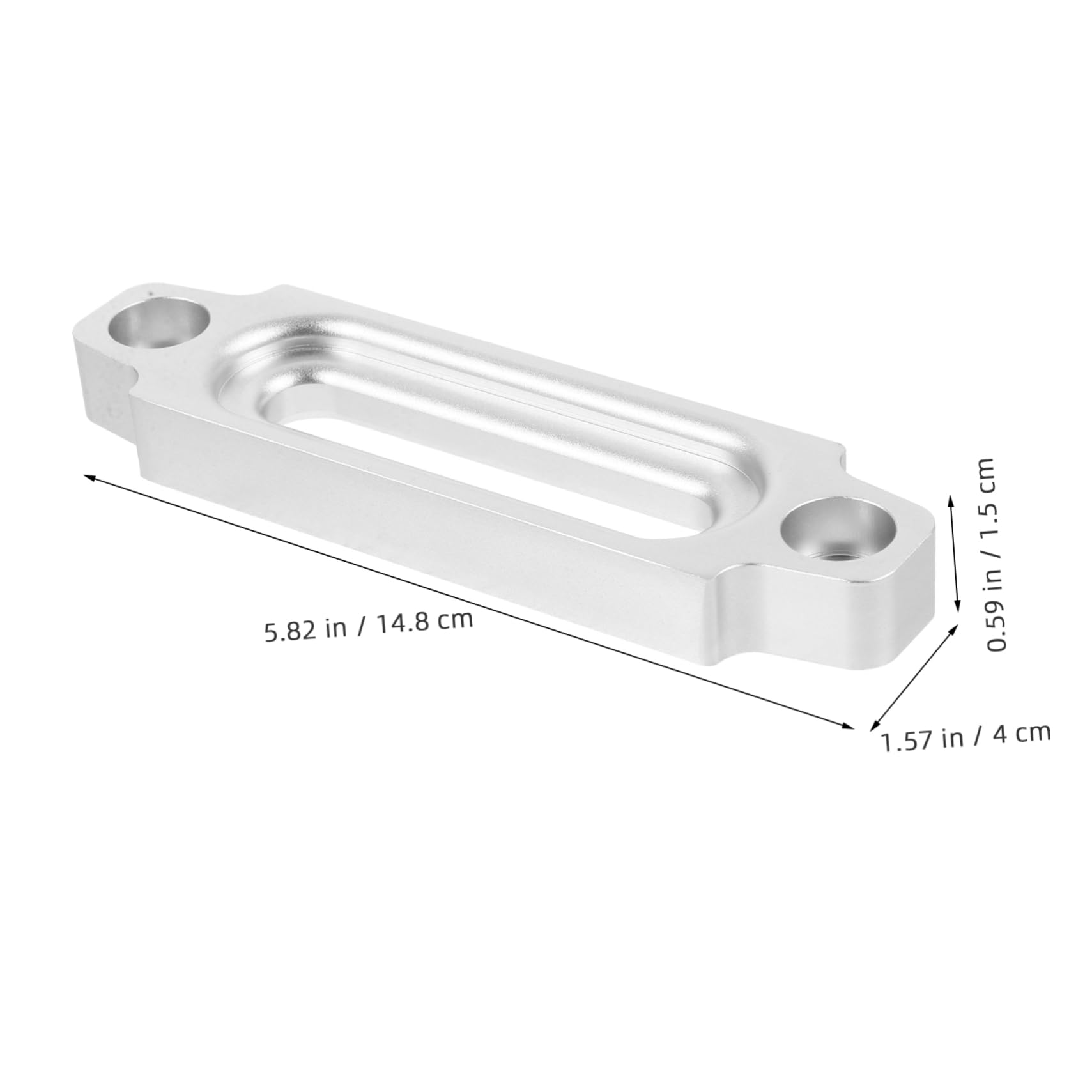 STOBAZA Practical Hawse Fairlead for Winch Winch Cable Fairlead Metal Hawse Plate Rope Guide