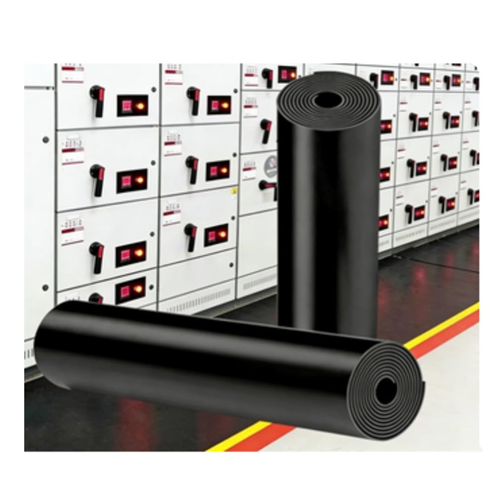 GRRICEPL Alfombrillas Aislantes De Alta Tensión Antielectrocución para Zonas De Trabajo, Alfombrilla Flexible Antichoque Eléctrico, Alfombrillas De Seguridad Aislantes(4mm-1.2x2m/3.9x6.6ft)