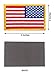 Tactical Patches of USA US American Flag Regular and Reverse, with Hook and Loop for Backpacks Caps Hats Jackets Pants, Military Army Uniform Emblems, Size 3x2 Inches, Pack of 2