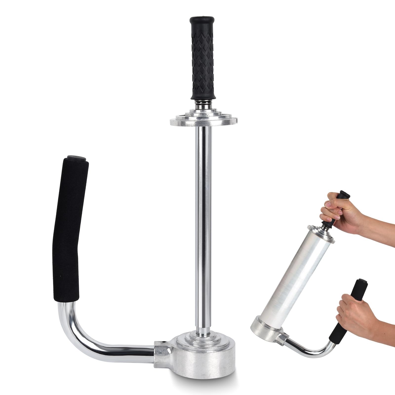 Stretch Wrap Dispenser, Industrial Strength Stretch Film Dispenser, Portable Stretch Wrap Dispenser, Suitable for 11" to 20" Film Height Pallet Wrap,for Pallet Wrapping Shipping Moving