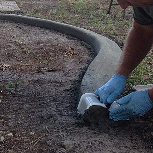 Truelle à Bordures En Béton – Moule Jardin DIY | Forme Courbe, Réutilisable, Pour Allées, Terrasses, Décoration Extérieure