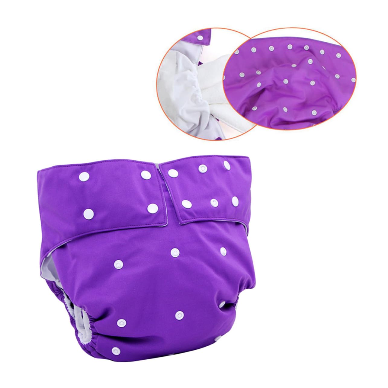 FOMIYES Diaper Inserts Overnight Incontinence Pants Washable Leakproof Adult Diaper Pocket