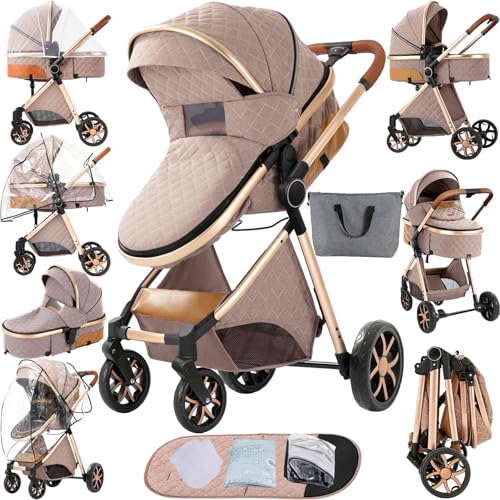 2 in 1 Baby Stroller Aluminum Alloy