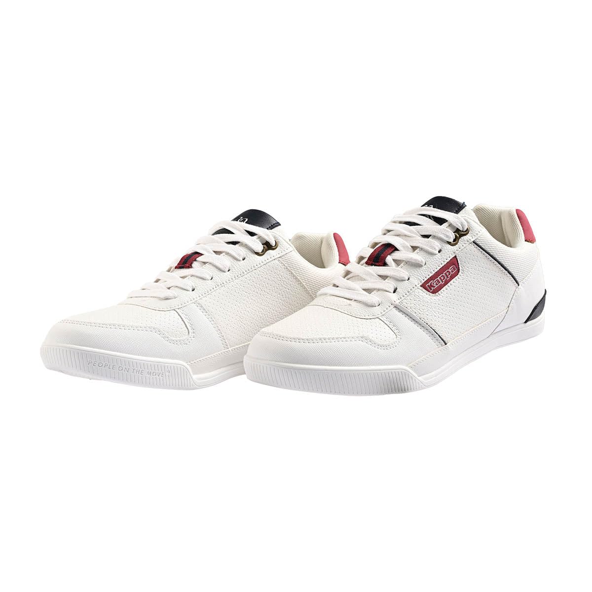 Kappa LENOM, Men's Sneakers, White, 46 EU, White, 11.5 UK
