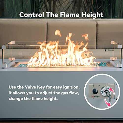Skyflame Stainless Steel Extensive Fire Pit Gas Burner