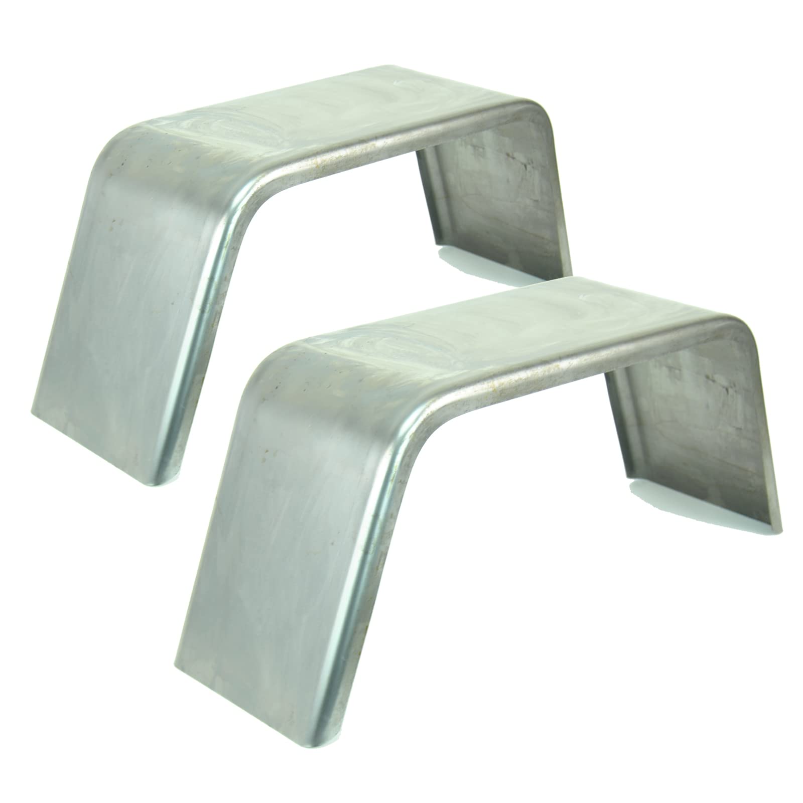 Sturdy Built (Qty 2)- Cold Rolled Steel Square Utility Trailer Fenders 10'' x 32'' x 13'', 22952-2