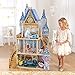 KidKraft Disney® Princess Cinderella Royal Dream Wooden Castle Dollhouse, Over 4 Feet Tall with 12 Pieces, Blue, Gift for Ages 3+