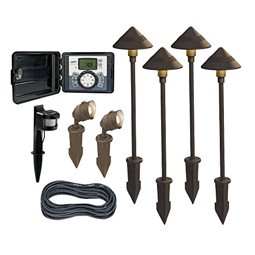 Lightmaster 86715c outdoor lighting kit with 60w controller (9 pi…