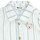 Steiff Baby-Jungen Spielanzug, Bright White, 74